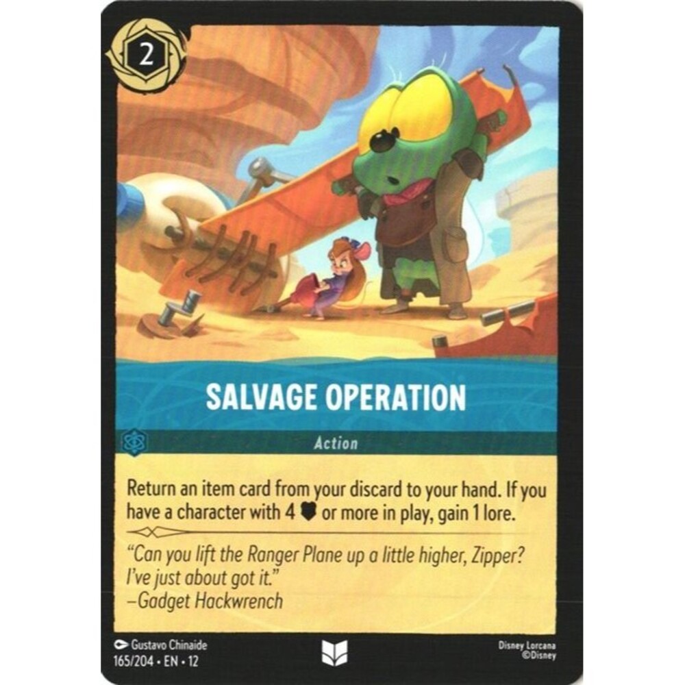 Salvage Operation #165 Lorcana Wilds Unknown